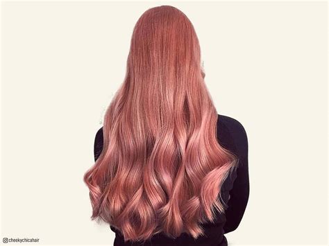 Top Rose Gold Hair Color Ideas Trending In