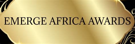 Book Tickets For Emerge Africa Awards