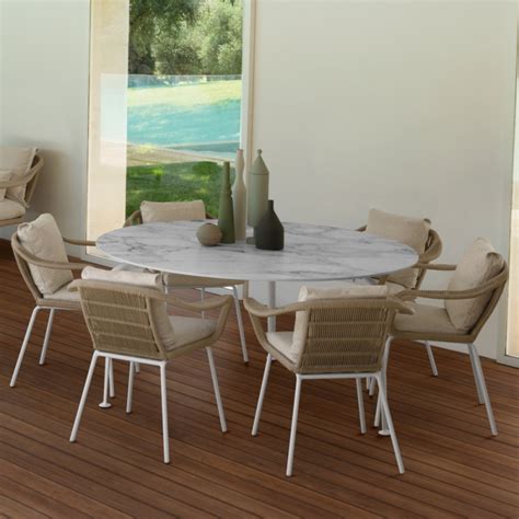 Rated 4.60/5 based on 5 customer reviews. Talenti Cruise Alu Dining Table Round 150 cm