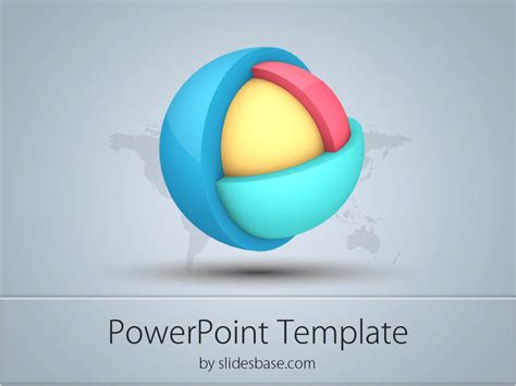 3d Layered Sphere Powerpoint Template Slidesbase