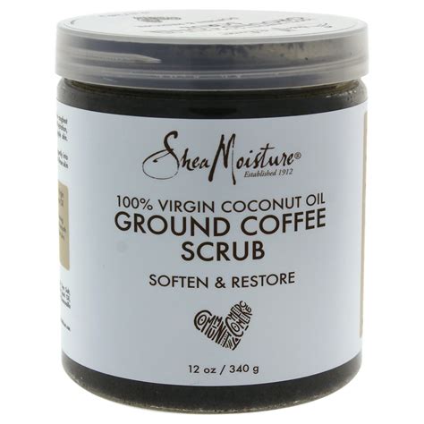 100 Virgin Coconut Oil Coffee Scrub By Shea Moisture For Unisex 12