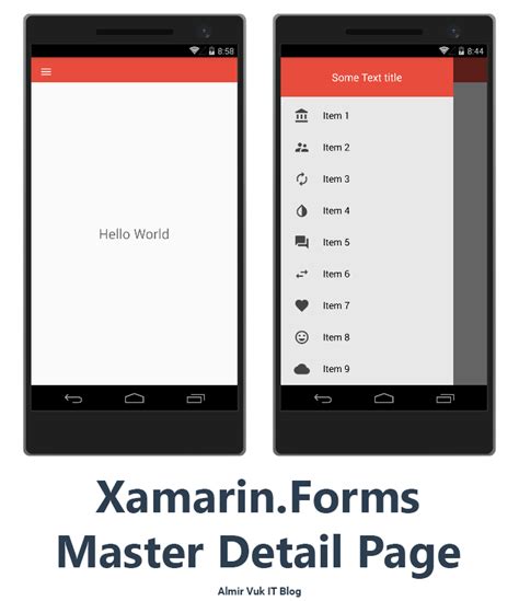 Master Detail Navigation Xamarin Forms Open Source Agenda