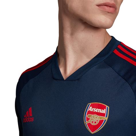 Adidas Official Mens Arsenal Fc Football Training Shirt Jersey Top Navy