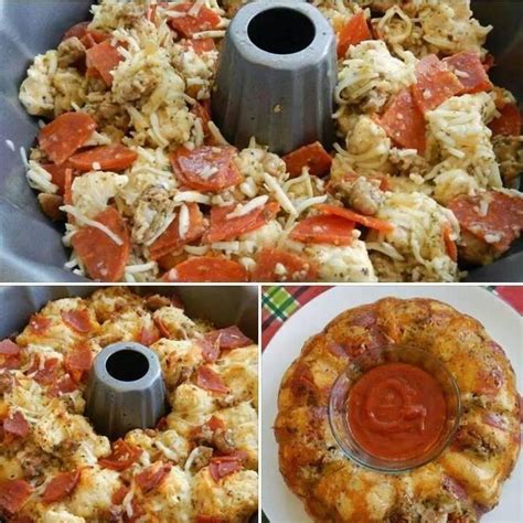 Do you know where i got this idea from? Pull Apart Pizza Bread | Recipe | Cooking recipes, Pull ...