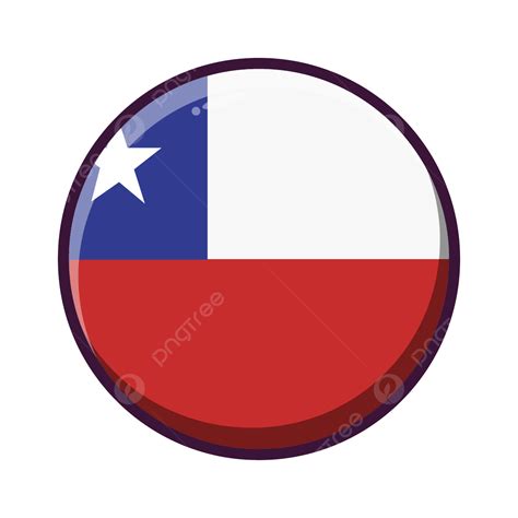 Chile Country Vector Hd Png Images Round Country Flag Chile Round