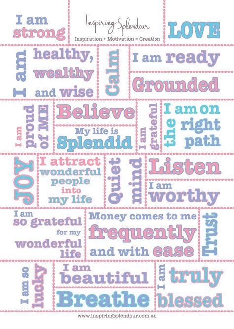 Great Affirmations To Read Vision Board Affirmations Affirmation