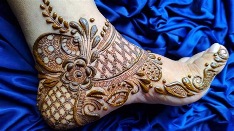 Beautiful And Easy Arabic Feet Mehndi Design By Tabassum Feet Mehndi