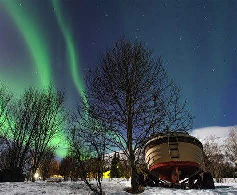 Polar Arctic Northern Lights Aurora Borealis Sky Star Scandinavia