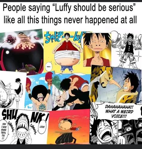 Luffy Should Be Serious About His Fights As If He Ever Was Memepiece