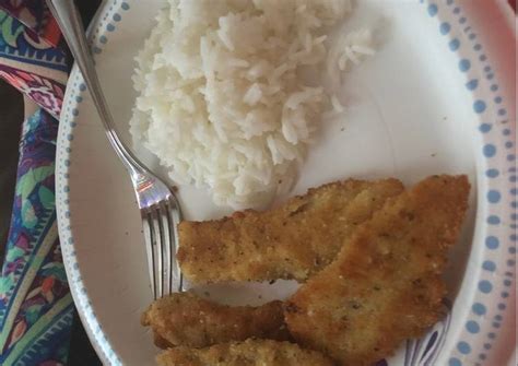 Recipe Perfect Breaded Fish With Rice And Cauliflower Yanny Bakes