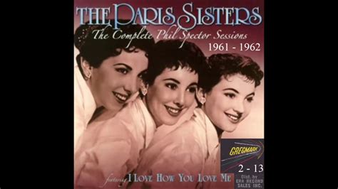 The Paris Sisters Gregmark 45 Rpm Records 1961 1962 Youtube