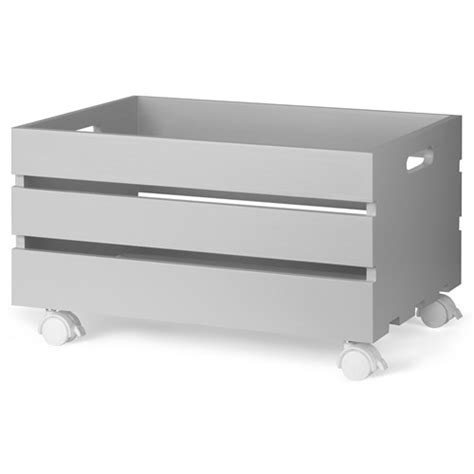 Eksponeringskurv med hjul, 870x600x1360 mm. JOX - Jox Oppbevaring med hjul, Grå - Babyshop.no