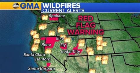 Wildfires Spring Up Across West As Dry Heat Continues Abc News