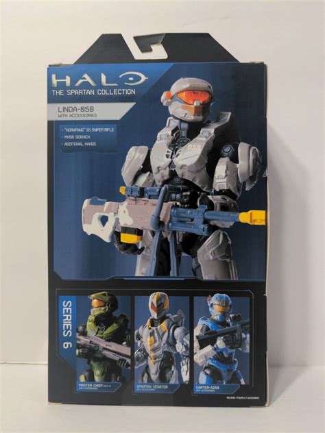 Jazwares Halo Linda 058 The Spartan Collection Wave 6 65 In Action