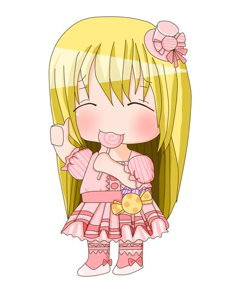 Chibi Eating A Lollipop By Chocomax On Deviantart