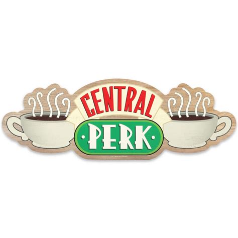 Buy Open Road Brands Friends Central Perk Coffee Wood Wall Décor From