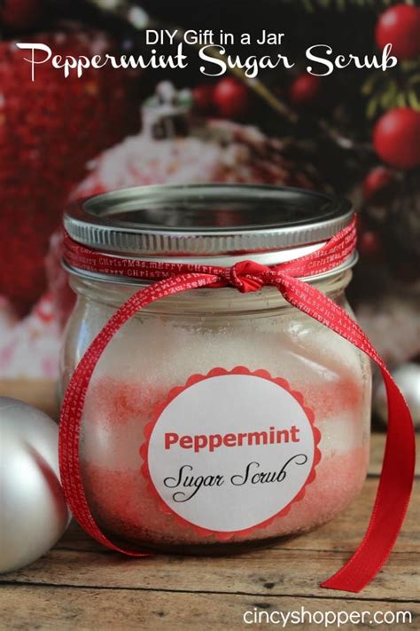 25 Days Of Diy Ts Peppermint Sugar Scrub In A Jar With