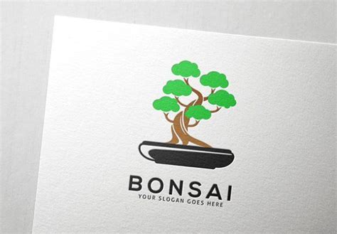 Bonsai Logo Tree Logos Banner Ads Design Logo Templates