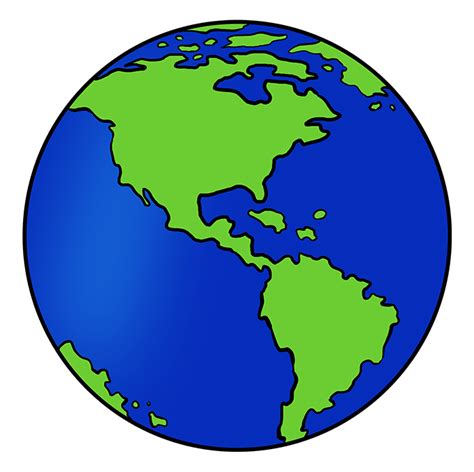 30 Ide Globe Simple Easy Earth Drawing Juustement