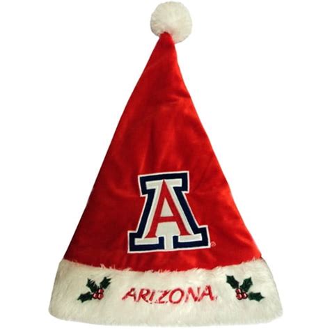 Forever Collectables Ncaa Santa Hat University Of Arizona Wildcats