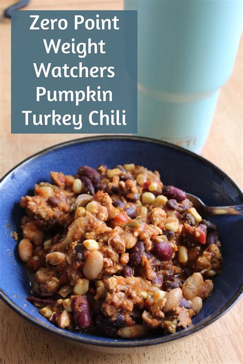 Those figures should be taken as general guidelines. Weight Watchers Pumpkin Turkey Chili