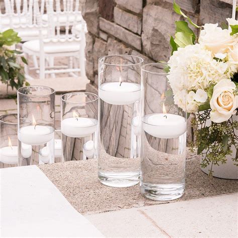 Glass Cylinder Glass Cylinder Vases Wedding Floral Centerpieces Wedding Table Centerpieces