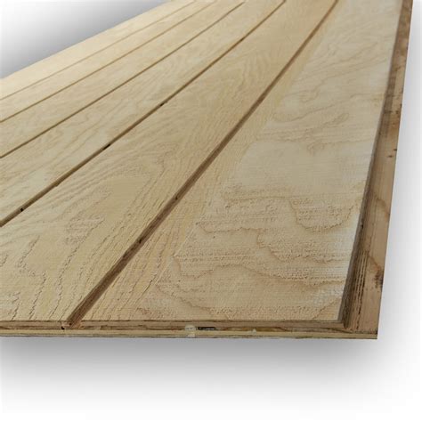Shop Natural Wood Plywood Untreated Wood Siding Panel