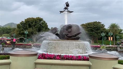 Hong Kong Disneyland The Magical Fountain Youtube