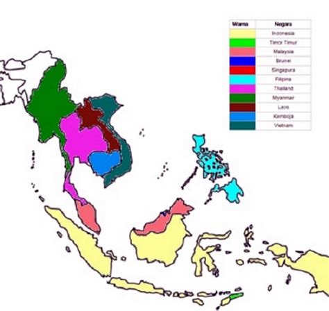 Letak Geografis Negara Negara ASEAN Lengkap Dan Terbaru