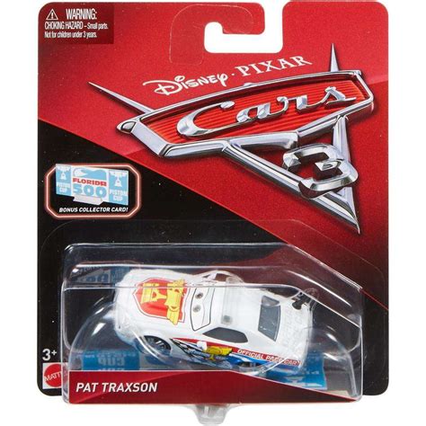 Disney Pixar Cars 3 Pat Traxson Pace Car Mattel 155 Scale Toys Tv