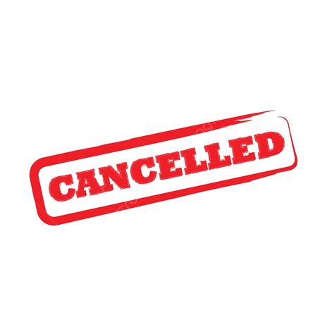 Rubber Office Stamp With The Word Cancelled Cancellation Stamp Icon