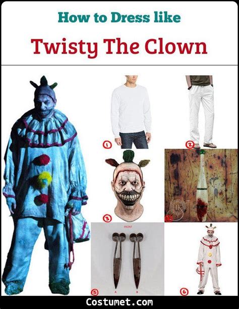 An Image Of How To Dress Like Twisty The Clown