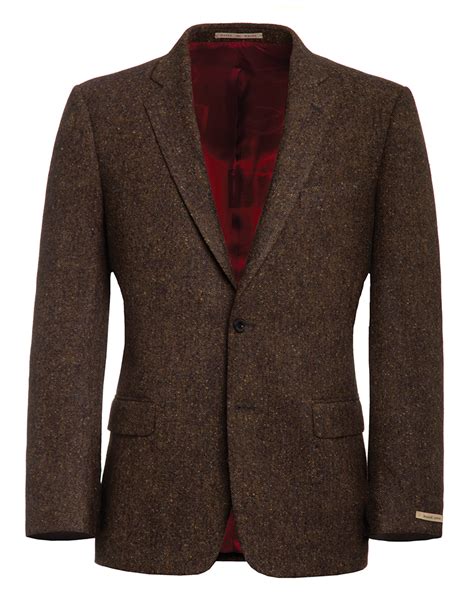 Beige Tweed Herringbone Jacket - Tom Murphy's Formal and Menswear