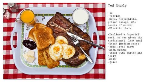 Last Meals On Death Row A Peculiarly American Fascination The New