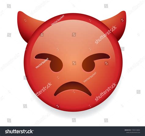 Angry Devil Face