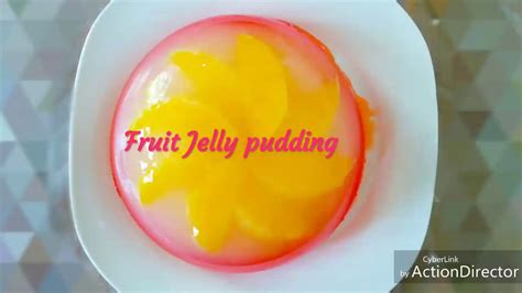 Fruit Jelly Pudding Step By Step Youtube