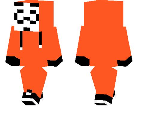 Orange Hacker Minecraft Pe Skins
