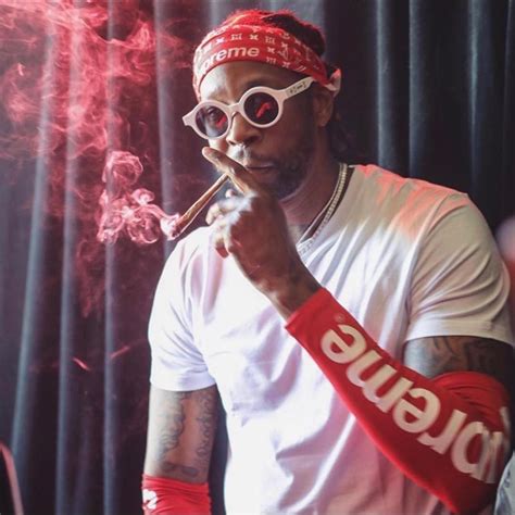 2 Chainz Sparks Up In Supreme X Lv Sunglasses Bandana And Nike Collab