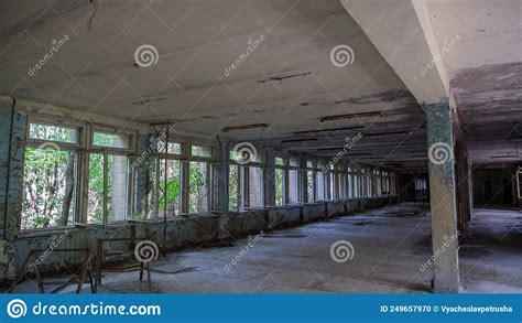 Inside Destroyed Abandoned Building In Ghost City Pripyat Chernobyl