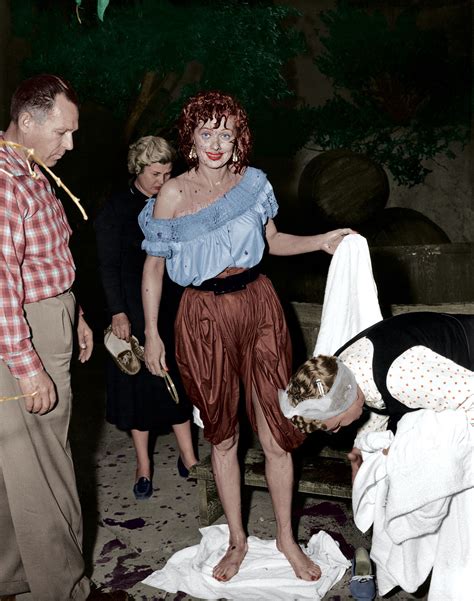 1956 Lucille Ball Needs To Be Cleaned Up After I Love Lucys Famous