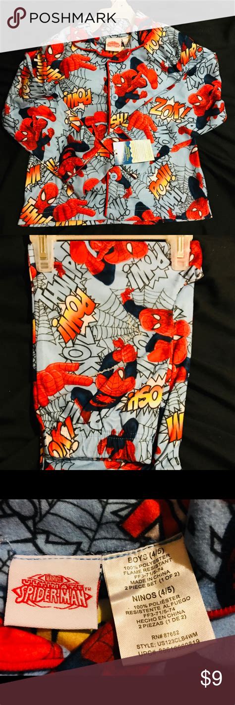 Spider Man 🕷🕸💙 Boy 2pc Pajama Spiderman Boys Men Boys