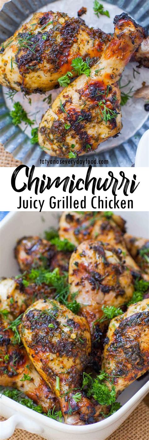 Remove the grill from the microwave with care, using oven mitts if necessary. Grilled Chimichurri Chicken Drumsticks (video) | Recipe in ...
