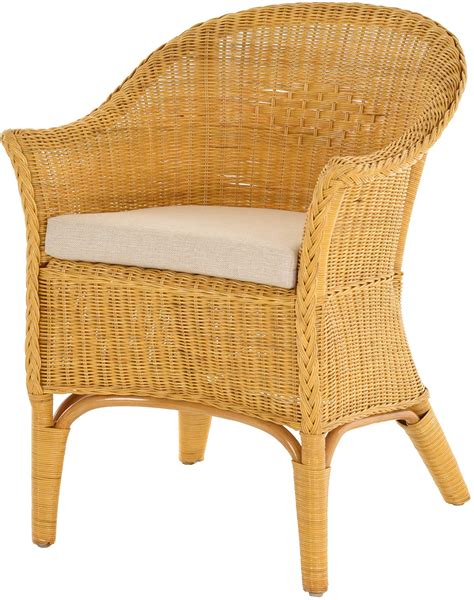 Buy Korboutlet Rattan Chair Natural Dining Chair Wicker Chair Includes Beige Cushion Rattan