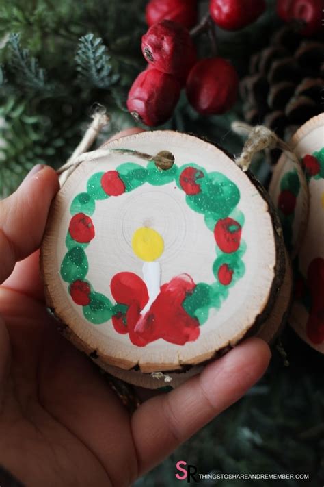 15 Fingerprint And Handprint Christmas Ornaments Cutesy Crafts