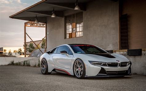 Need mpg information on the 2016 bmw i8? 2016, Vorsteiner, Bmw i8, Cars, Electric, White, Wheels Wallpapers HD / Desktop and Mobile ...