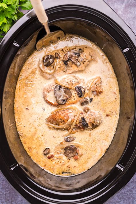 Slow Cooker Chicken Marsala The Magical Slow Cooker