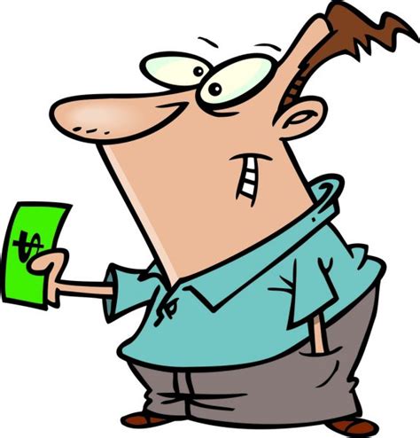 Cartoon Man Paying — Stock Vector © Ronleishman 13951339