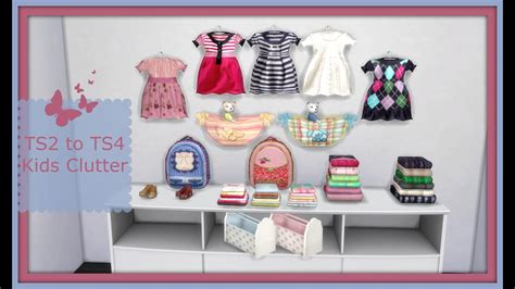 Sims 4 Ts2 To Ts4 Set Suza Baby Kid Clutter Youtube