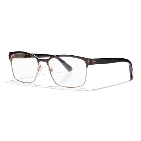 Tom Ford Square Optical Frame Glasses Occhiali Quadrati In Metallo