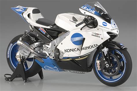 Konica minolta inc is mainly engaged in manufacturing office equipment and performance materials. The Modeller's Workshop » Tamiya TAM14107 Konica Minolta RC211V 2006 1/12 scale model motorcycle kit